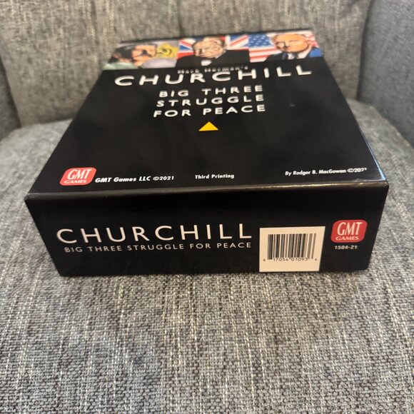 Churchill - Big Three Struggle for Peace (open, unpunched, cards sealed) GMT - Picture 2 of 14